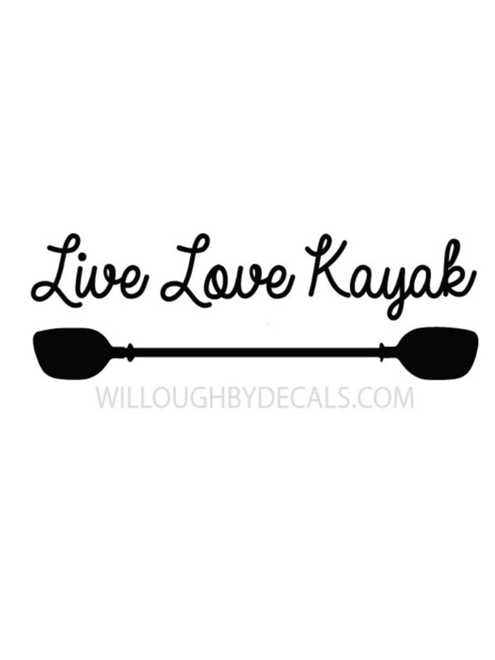 Kayak Vinyl Decal